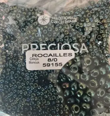 Preciosa Round Seed Beads 59155 8/0 3.5 Oz