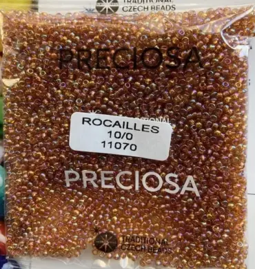 Preciosa Round Seed Beads 11070 10/0 3.5 Oz