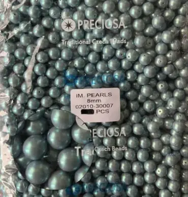 Preciosa Pearl Beads 8mm 02010-30007 100 Pcs