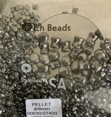 Preciosa Pellet Beads 00030-27400 4/6mm 200 Pcs