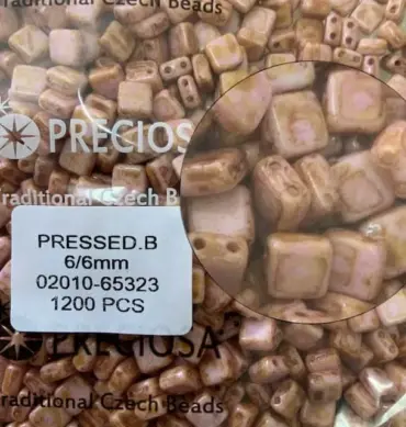 Preciosa Karo Beads 02010-65323 6/6mm 40 Pcs