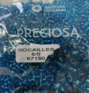 Preciosa Round Seed Beads 67150 8/0 3.5 Oz