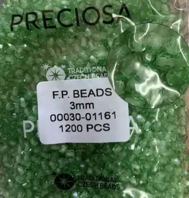 Preciosa Fire Polished Beads FP 3mm 00030-01161 100 Pcs