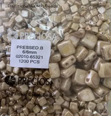 Preciosa Karo Beads 02010-65321 6/6mm 40 Pcs