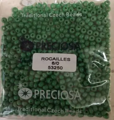 Preciosa Round Seed Beads 53250 6/0 3.5 Oz