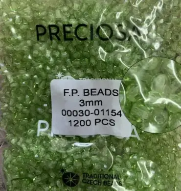 Preciosa Fire Polished Beads FP 3mm 00030-01154 100 Pcs