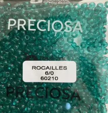 Preciosa Round Seed Beads 60210 6/0 3.5 Oz