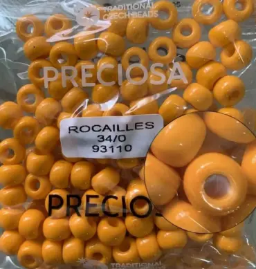 Preciosa Round Seed Beads 93110 34/0 3.5 Oz