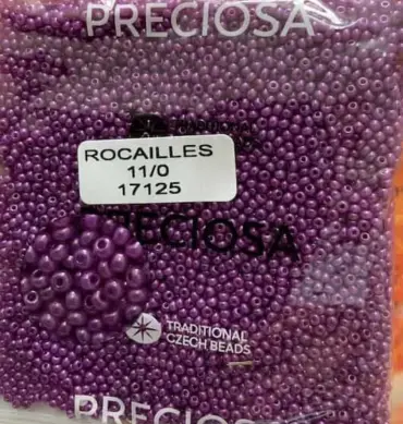 Preciosa Round Seed Beads 17125 11/0  3.5 Oz