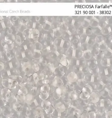 Preciosa Farfalle Beads 3.5 Oz 38302 3.2/6.5mm