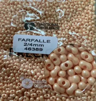 Preciosa Farfalle Beads 3.5 Oz 46389 2/4mm