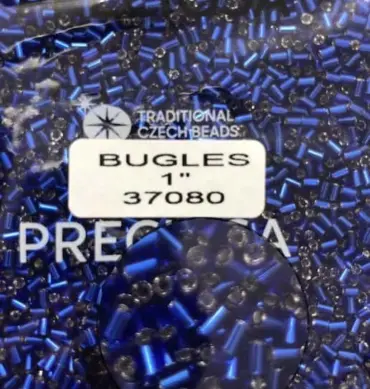 Preciosa Bugles Beads 37080 1" 3.5 Oz