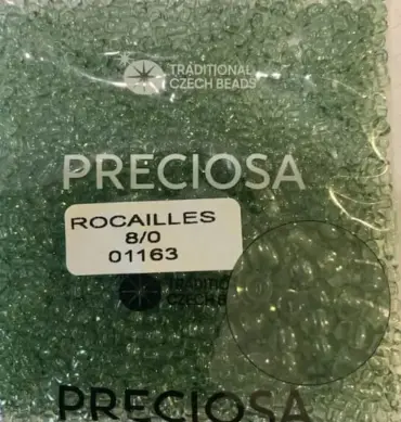Preciosa Round Seed Beads 01163 8/0 3.5 Oz