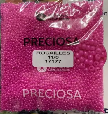 Preciosa Round Seed Beads 17177 11/0 3.5 Oz