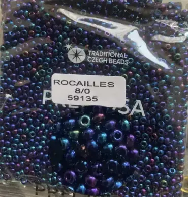 Preciosa Round Seed Beads 59135 8/0 3.5 Oz