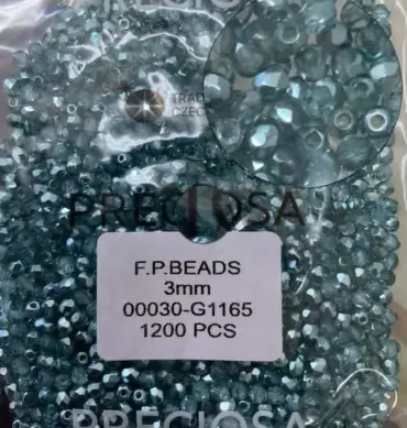 Preciosa Fire Polished Beads FP 3mm 00030-G1165  100 Pcs