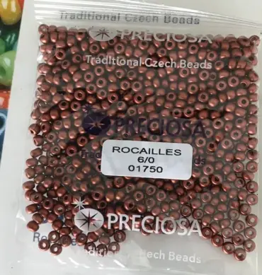 Preciosa Round Seed Beads 01750 6/0 3.5 Oz