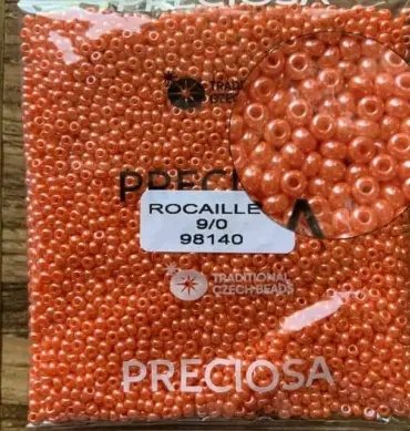 Preciosa Round Seed Beads 98140 9/0 3.5 Oz