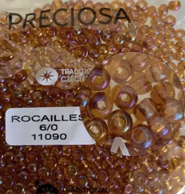 Preciosa Round Seed Beads 11090 6/0 3.5 Oz