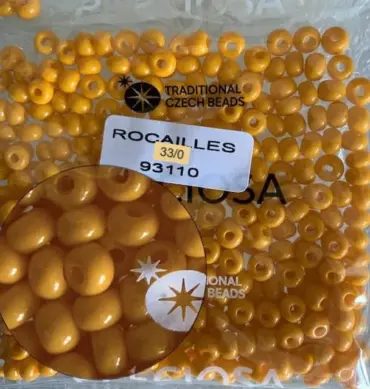 Preciosa Round Seed Beads 93110 33/0  3.5 Oz