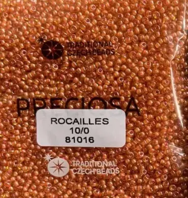 Preciosa Round Seed Beads 81016 10/0 3.5 Oz