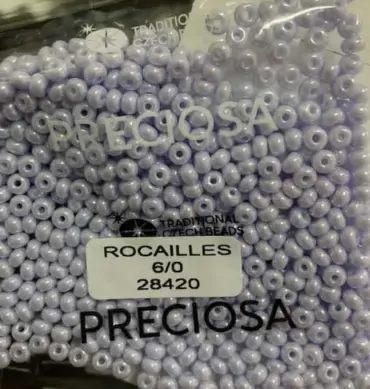 Preciosa Round Seed Beads 28420 6/0 3.5 Oz