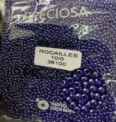 Preciosa Round Seed Beads 36100 10/0 3.5 Oz