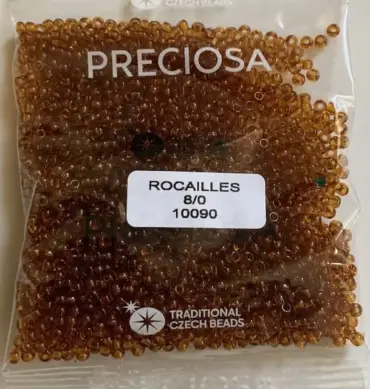 Preciosa Round Seed Beads 10090 8/0 3.5 Oz