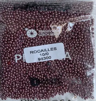 Preciosa Round Seed Beads 98300 10/0 3.5 Oz