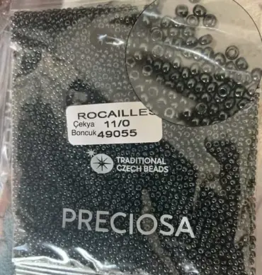 Preciosa Round Seed Beads 49055 11/0 3.5 Oz