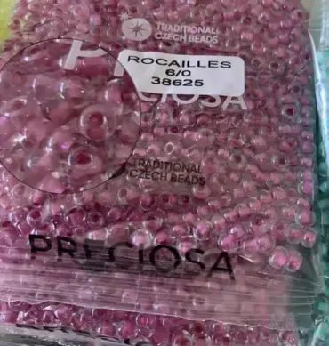 Preciosa Round Seed Beads 38625 6/0  3.5 Oz