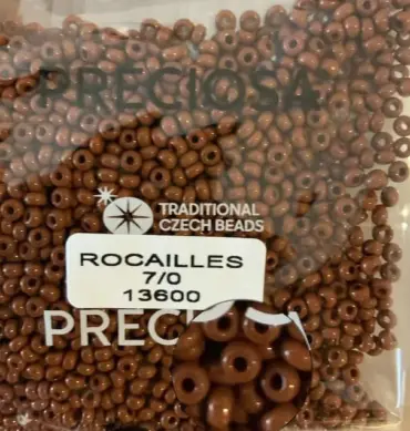 Preciosa Round Seed Beads 13600 7/0 3.5 Oz