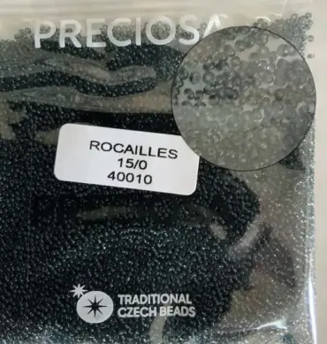 Preciosa Round Seed Beads 40010 15/0 3.5 Oz