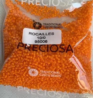 Preciosa Round Seed Beads 95006 10/0 3.5 Oz