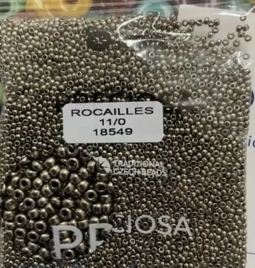 Preciosa Round Seed Beads 18549 11/0 3.5 Oz