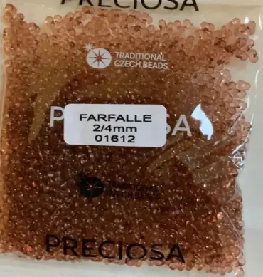 Preciosa Farfalle Beads 3.5 Oz 01612 2/4mm