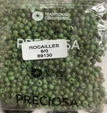Preciosa Round Seed Beads 69130 6/0 3.5 Oz