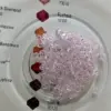 Preciosa Crystal Beads 3mm 70220 Light Pink 110 Pcs Pyramid - Image 3