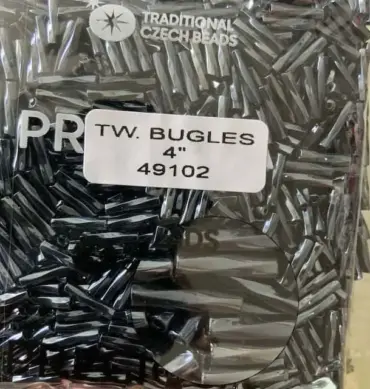 Preciosa Externally Twisted Bugles Beads 49102 4" 3.5 Oz