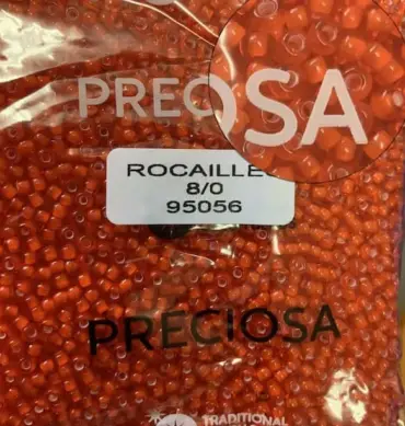 Preciosa Round Seed Beads 95056 8/0 3.5 Oz