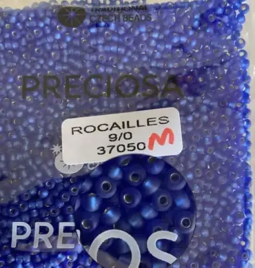 Preciosa Round Seed Beads 37050 9/0 3.5 Oz Matte
