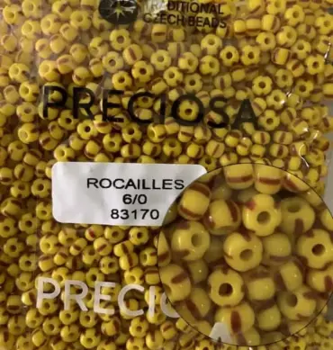 Preciosa Round Seed Beads 83170 6/0 3.5 Oz