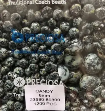 Preciosa Candy Beads 8mm 23980-86800 50 Pcs