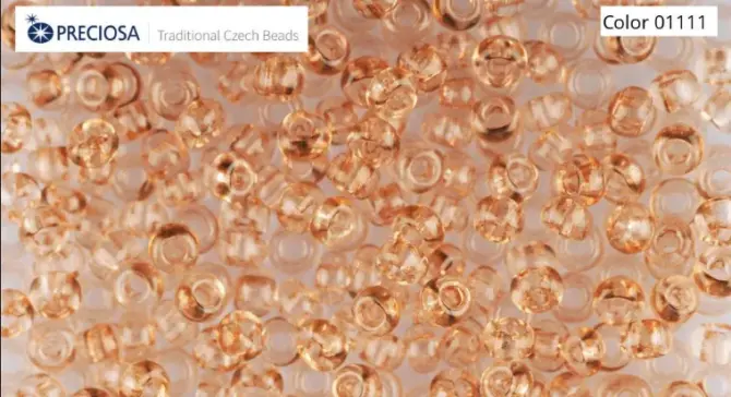 Preciosa Round Seed Beads 01111 10/0  3.5 Oz - Image 3