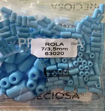 Preciosa Rola Beads 63020 7x3.5mm 1.76 Oz
