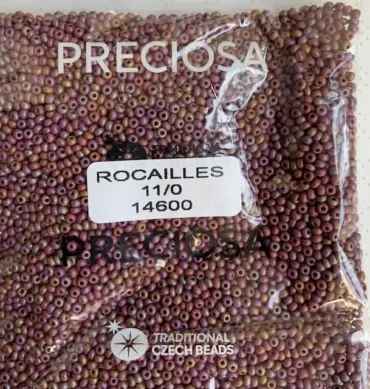 Preciosa Round Seed Beads 14600 11/0  3.5 Oz