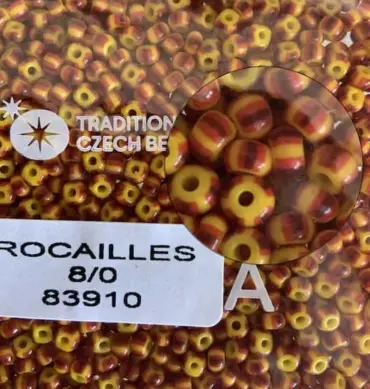 Preciosa Round Seed Beads 83910 8/0 3.5 Oz