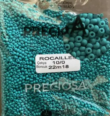 Preciosa Round Seed Beads 22M18 10/0 3.5 oz Matte