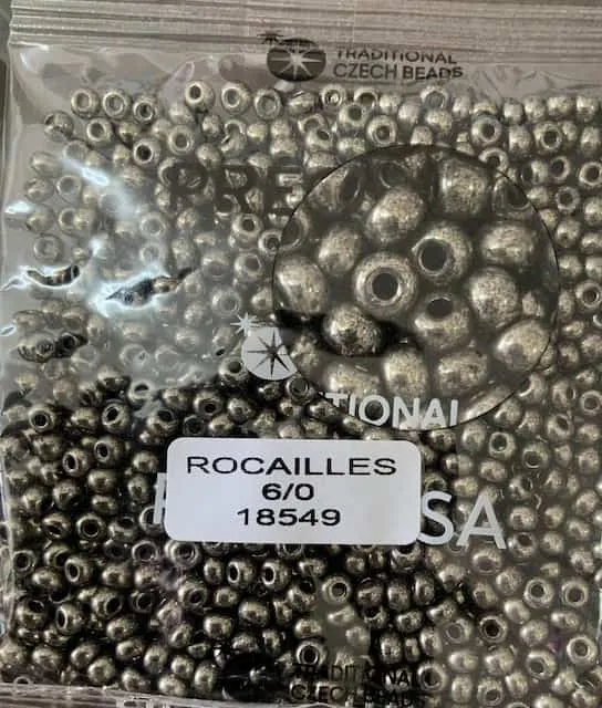 Preciosa Round Seed Beads 18549 6/0 3.5 Oz