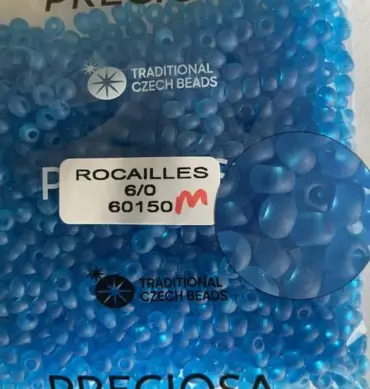 Preciosa Round Seed Beads 60150 6/0 3.5 Oz Matte